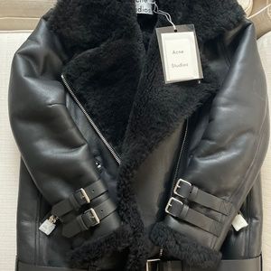 Acne studios shearling aviator jacket